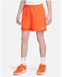Nike - Club Varsity Shorts - Lyst