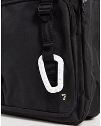 farah nylon backpack in black