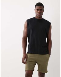 ASOS - Essentials Slim Mid Length Jersey Shorts - Lyst