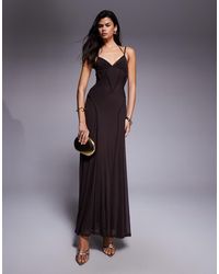ASOS - Mesh Maxi Dress With Exposed Seam Detail - Lyst