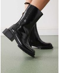 Dr. Martens - Maybole Hi Patent Boot - Lyst