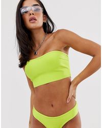 Missguided Pool Party - Bandage Badpak - Groen
