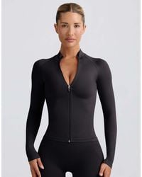 BO+TEE - Bo+tee Define Luxe Zip Up Jacket - Lyst