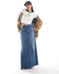 Levi's - Icon Denim Midi Skirt - Lyst