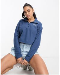 The North Face - Glacier 100 - Cropped Fleece Met 1/4 Rits - Lyst