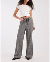 Threadbare - Gingham Pull On Trouser - Lyst