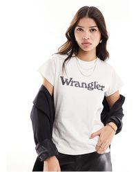 Wrangler - T-shirt à logo - Lyst