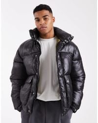 Jack & Jones - Puffer Jacket With High Shine - Lyst