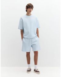Pull&Bear - Interlock Short Sleeve Heavweight T-shirt - Lyst