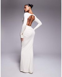 Oh Polly - Regine Open Back Maxi Dress - Lyst