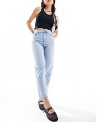 Vero Moda - Tessa - mom jeans lavaggio chiaro a vita alta - Lyst