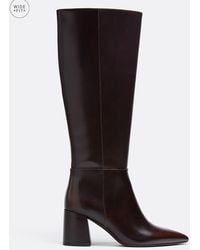 Stradivarius - Wide Fit. Heeled High-leg Boots - Lyst