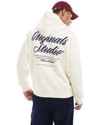 Jack & Jones - Oversized Hoodie With Originals Back Print - Lyst
