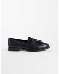 London Rebel - Amber Tassel Penny Loafers - Lyst