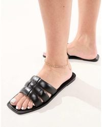 ASOS - Fame Woven Jelly Flat Sandals - Lyst
