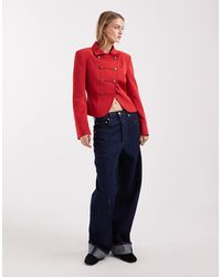 ASOS - Shrunken Drummer Style Jacket - Lyst