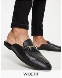 ASOS Instap-loafers Zonder Hiel Van Imitatieleer Met Slangenprint in het  Bruin voor heren | Lyst NL