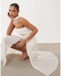 Gina Tricot - Dropped Waist Scarf Maxi Dress - Lyst
