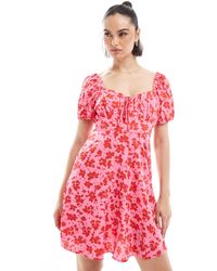New Look - – mini-milchmädchenkleid - Lyst