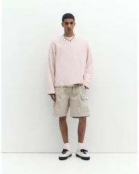 Pull&Bear - Ripstop Cargo Bermuda Shorts - Lyst