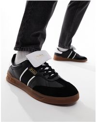 Polo Ralph Lauren - Heritage Aera Leather Suede Trainer - Lyst