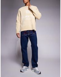 ICECREAM - Crystal Running Dog Denim Straight Leg Jeans - Lyst