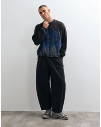 Weekday - Oversized Jumper With Spike Graphic - Lyst