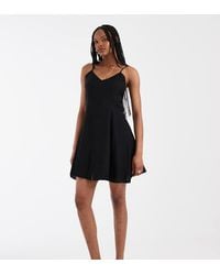Vero Moda - Button Front Cami Mini Skater Dress - Lyst