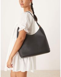 Mango - Large Shoulder Bag With Adjustable Strap - Lyst