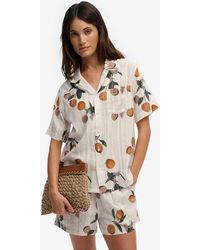 Superdry - Beach Printed Short Sleeve Shirt - Lyst