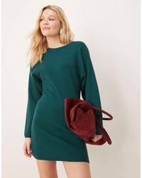 Gina Tricot - – figurbetontes mini-strickkleid - Lyst