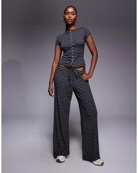 Princess Polly - Gavrielle Wide Leg Drawstring Pants - Lyst