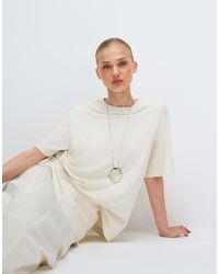 ASOS - Textured Jersey Oversized T-Shirt - Lyst