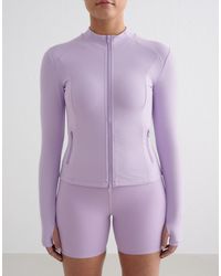 Aim'n - Chaqueta Con Cremallera Blossom Sense De -Morado - Lyst