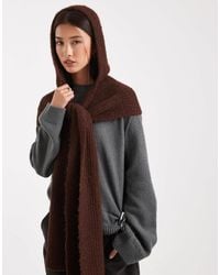 Object - – superweicher kapuzenschal aus strick - Lyst