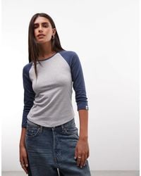 Collusion - 3/4 Sleeve Fitted Raglan - Lyst