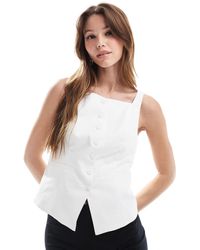 Stradivarius - Square Neck Waistcoat - Lyst