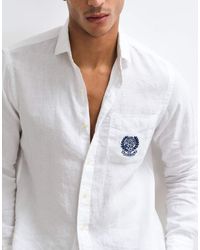 Polo Ralph Lauren - Wimbledon Capsule Crest Embroidered Pocket Linen Shirt - Lyst