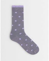 ASOS - Polka Dot Socks - Lyst