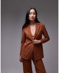 Mango - Cotton Slim Fit Blazer Co-Ord - Lyst