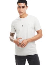 Abercrombie & Fitch - Camiseta gris jaspeado con logo en relieve icon - Lyst