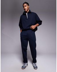 ASOS - Straight Leg Trackies With Pleats - Lyst