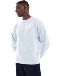 Jack & Jones - Oversized Fluffy Crew Neck Jumper - Lyst