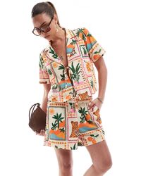 Vero Moda - Pull On Shorts Co-ord - Lyst