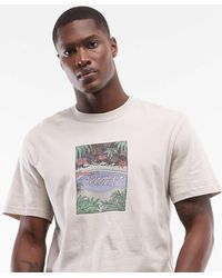 Element - T-Shirt Met Grafische Zwembadprint Op De Borst - Lyst