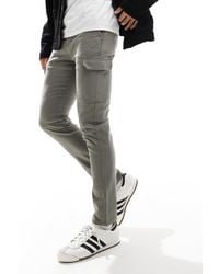 ASOS - Pantalon cargo skinny - Lyst