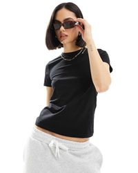 JJXX - T-Shirt Aderente Nera - Lyst