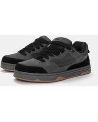 Pull&Bear - Sneakers Da Skate Nere Con Pannelli Multipli - Lyst