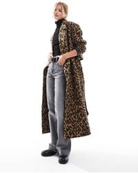Miss Selfridge - Belted Wrap Formal Coat - Lyst