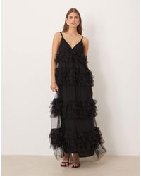 Y.A.S - Robe longue en tulle - Lyst
